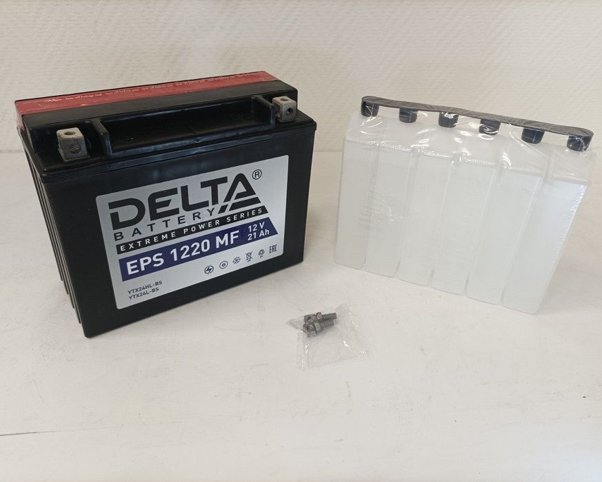 Аккумулятор DELTA EPS1220 MF с электролитом в комплекте (YTX24HL-BS ...