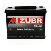 Аккумулятор ZUBR Ultra ЗУБР 60Ah