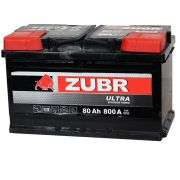 Аккумулятор ZUBR Ultra ЗУБР 80Ah оп