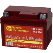 Аккумулятор General Technologies GT CT1204 (YB4L-B, YB4L-A, YTX4L-BS)